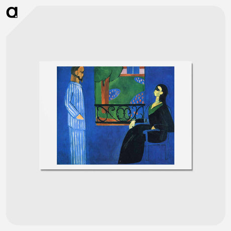 アートポストカード-Conversation - アンリ マティス Postcard.