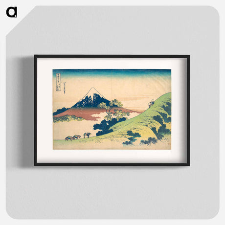 アートポスター-The Inume Pass in Kai Province - 葛飾 北斎 Poster.