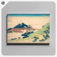 アートパネル-The Inume Pass in Kai Province - 葛飾 北斎 Canvas.