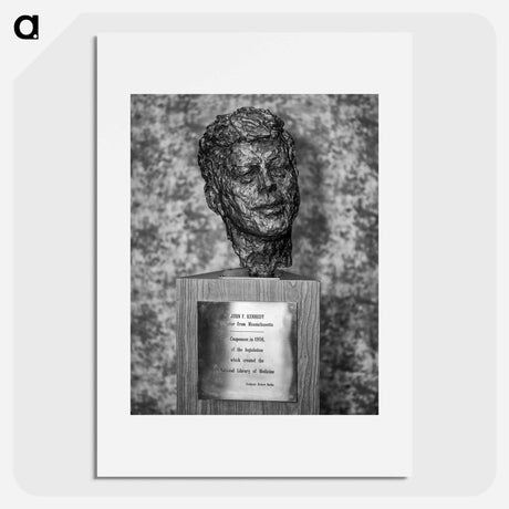 アートポスター-Bust of John F. Kennedy
 - 国立医学図書館 Poster.