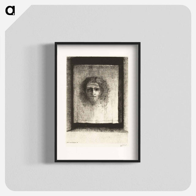 アートポスター-It Was a Veil, an Imprint - オディロン ルドン Poster.