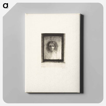 It Was a Veil, an Imprint - オディロン ルドン Canvas.