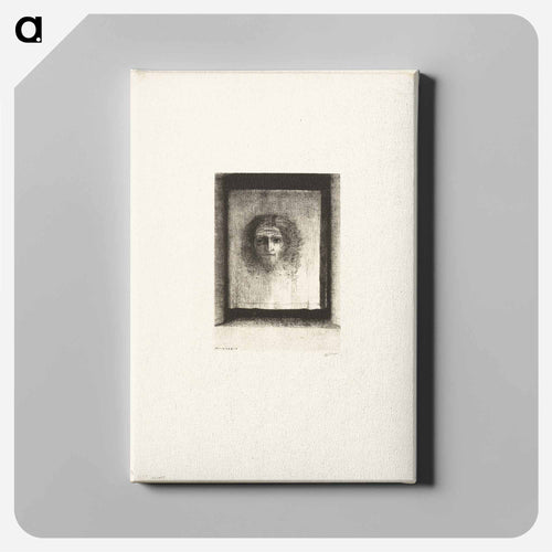 It Was a Veil, an Imprint - オディロン ルドン Canvas.