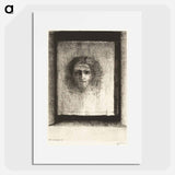 It Was a Veil, an Imprint - オディロン ルドン Poster.