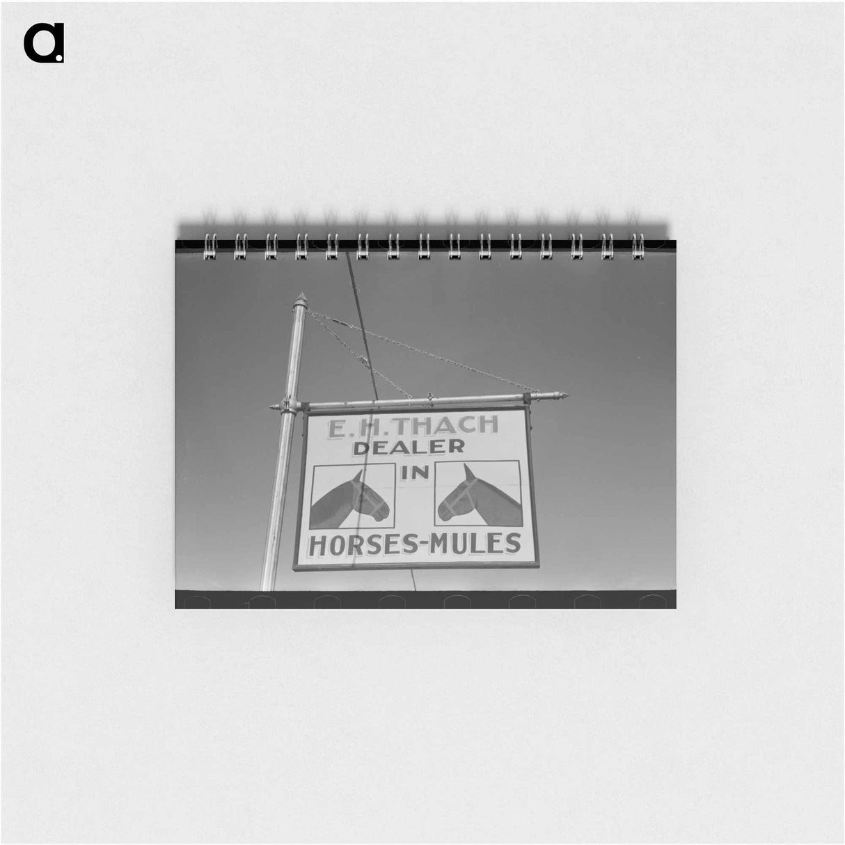 アートメモ帳-Hitchhiker at Waco City Limits
 - ラッセル リー Memo.