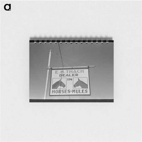 アートメモ帳-Hitchhiker at Waco City Limits
 - ラッセル リー Memo.
