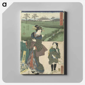 アートパネル-Kunisada by Utagawa Hiroshige
 - 歌川 国貞 Canvas.