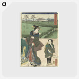アートポストカード-Kunisada by Utagawa Hiroshige
 - 歌川 国貞 Postcard.