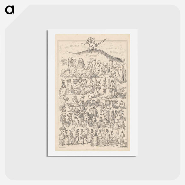 アートポストカード-The Follies of Costume
 - イェール大学アートギャラリー Postcard.
