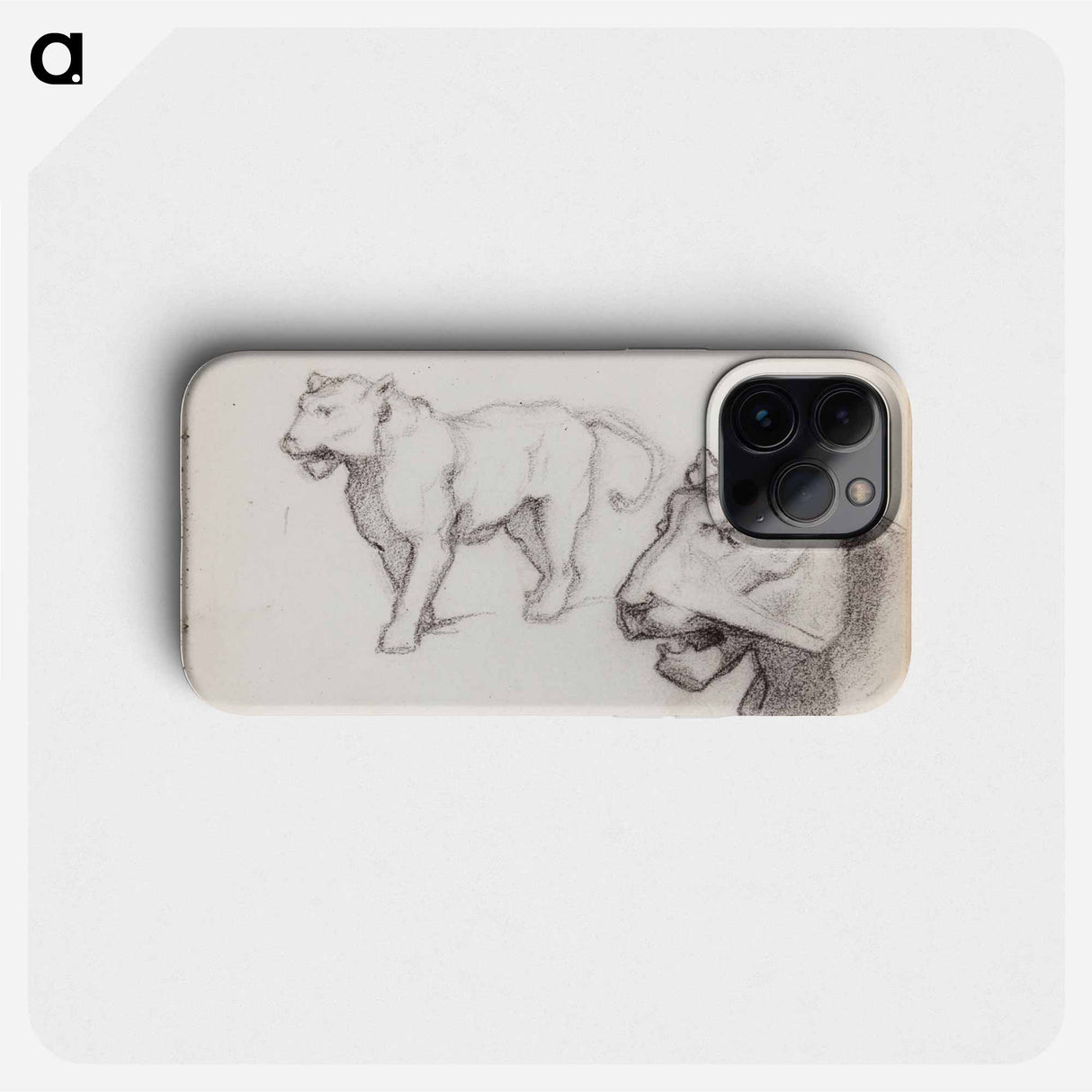 (unknown) part of a sketchbook - アルバート エーデルフェルト Phone Case.
