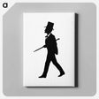 アートパネル-Gentleman Silhouette from Michael's Crag
 - 大英図書館 Canvas.