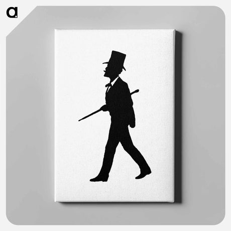 アートパネル-Gentleman Silhouette from Michael's Crag
 - 大英図書館 Canvas.