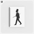 アートメモ帳-Gentleman Silhouette from Michael's Crag
 - 大英図書館 Memo.