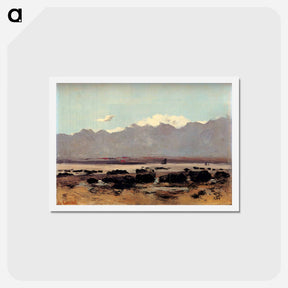 アートポストカード-Seascape Near Trouville - ギュスターヴ クールベ Postcard.