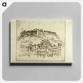 アートパネル-Ancient, Mediaeval and Modern Athens, the Mosque
 - ジョセフ ペネル Canvas.