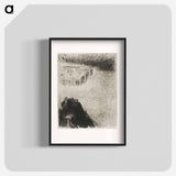 アートポスター-And I John Saw the Holy City, New Jerusalem, Coming Down from God Out of Heaven - オディロン ルドン Poster.