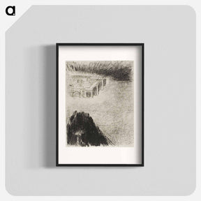 アートポスター-And I John Saw the Holy City, New Jerusalem, Coming Down from God Out of Heaven - オディロン ルドン Poster.