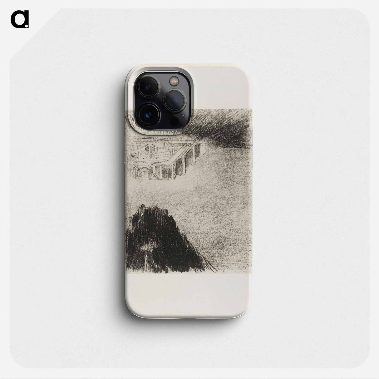 And I John Saw the Holy City, New Jerusalem, Coming Down from God Out of Heaven - オディロン ルドン Phone Case.