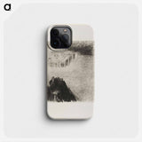 And I John Saw the Holy City, New Jerusalem, Coming Down from God Out of Heaven - Odilon Redon Phone Case.