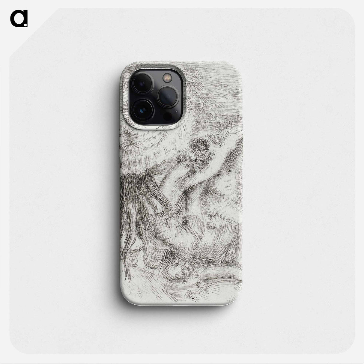 The Painting of the Chapeau - Pierre Auguste Renoir Phone Case.