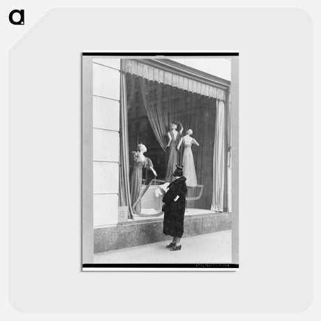 アートポストカード-Bergdorf Goodman Window
 - ラッセル リー Postcard.
