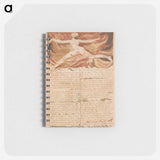 アートメモ帳-The First Book of Urizen, Plate 5, "Chap: 1...." - ウィリアム ブレイク Memo.