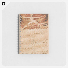 アートメモ帳-The First Book of Urizen, Plate 5, "Chap: 1...." - ウィリアム ブレイク Memo.