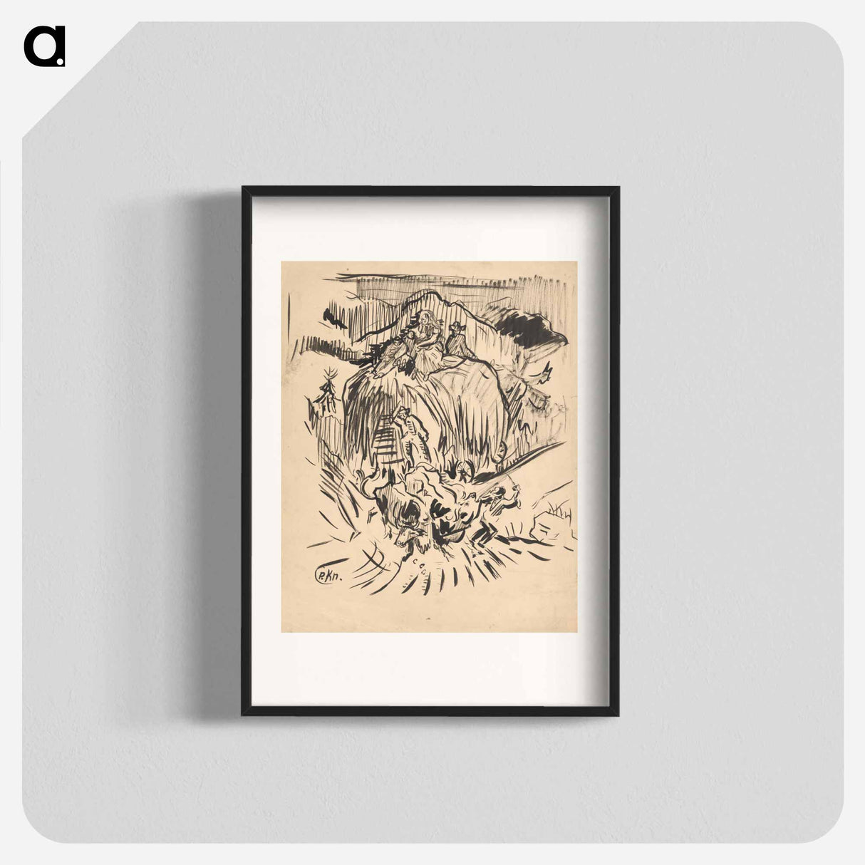Carting grain - アーノルド ピーター ワイズ クビンチャン Poster.
