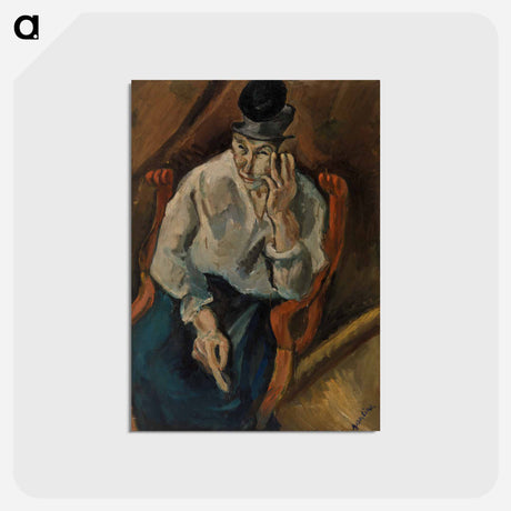 アートポストカード-Woman Seated in Armchair
 - バーンズ・コレクション Postcard.