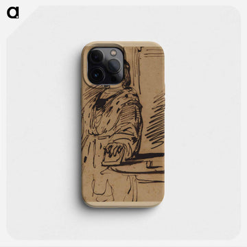 Study of a man in costume - ウジェーヌ ドラクロワ Phone Case.