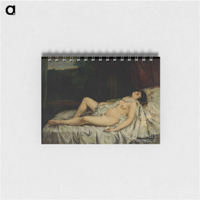 アートメモ帳-Sleeping Nude - ギュスターヴ クールベ Memo.