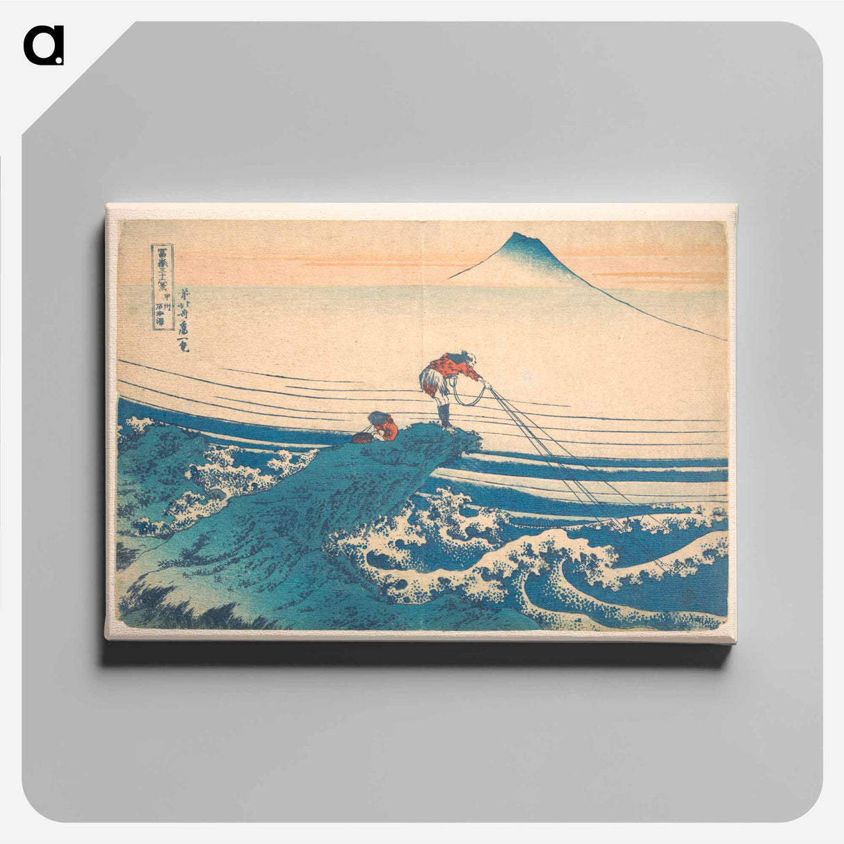 Kajikazawa in Kai Province - Katsushika Hokusai Canvas.