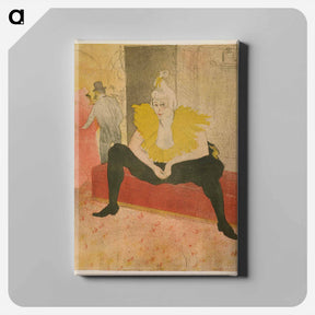 アートパネル-The Seated Clowness
 - セントルイス美術館 Canvas.