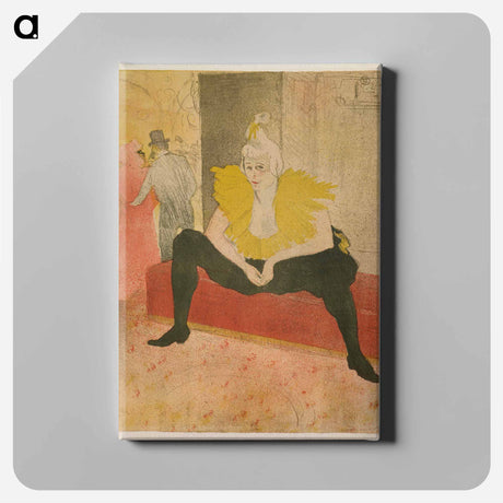 アートパネル-The Seated Clowness
 - セントルイス美術館 Canvas.