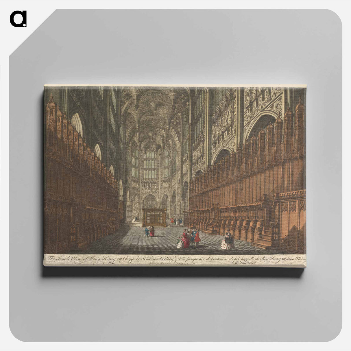 アートパネル-The Inside View of King Henry VII Chappel, in Westminster Abby
 - イェール大学アートギャラリー Canvas.