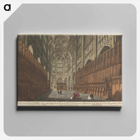 アートパネル-The Inside View of King Henry VII Chappel, in Westminster Abby
 - イェール大学アートギャラリー Canvas.