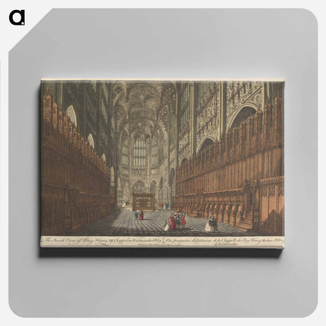 アートパネル-The Inside View of King Henry VII Chappel, in Westminster Abby
 - イェール大学アートギャラリー Canvas.