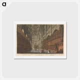 アートポストカード-The Inside View of King Henry VII Chappel, in Westminster Abby
 - イェール大学アートギャラリー Postcard.