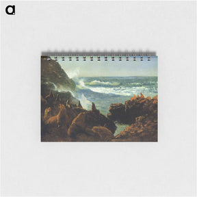 アートメモ帳-Sea Lions, Farallon Islands - アルバート ビアスタット Memo.