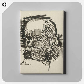 アートパネル-Sketchbook 22 head of a man - アーノルド ピーター ワイズ クビンチャン Canvas.