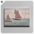 アートパネル-Two Sailboats at Grandcamp
 - バーンズ・コレクション Canvas.