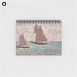 アートメモ帳-Two Sailboats at Grandcamp
 - バーンズ・コレクション Memo.