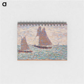アートメモ帳-Two Sailboats at Grandcamp
 - バーンズ・コレクション Memo.