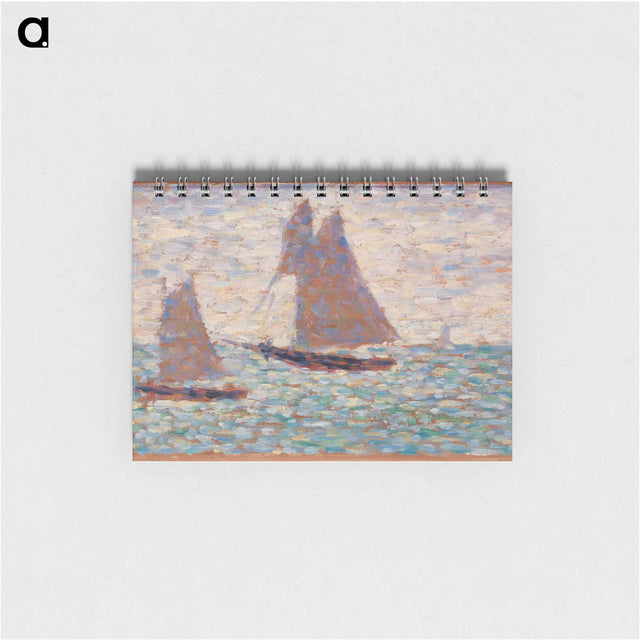 アートメモ帳-Two Sailboats at Grandcamp
 - バーンズ・コレクション Memo.