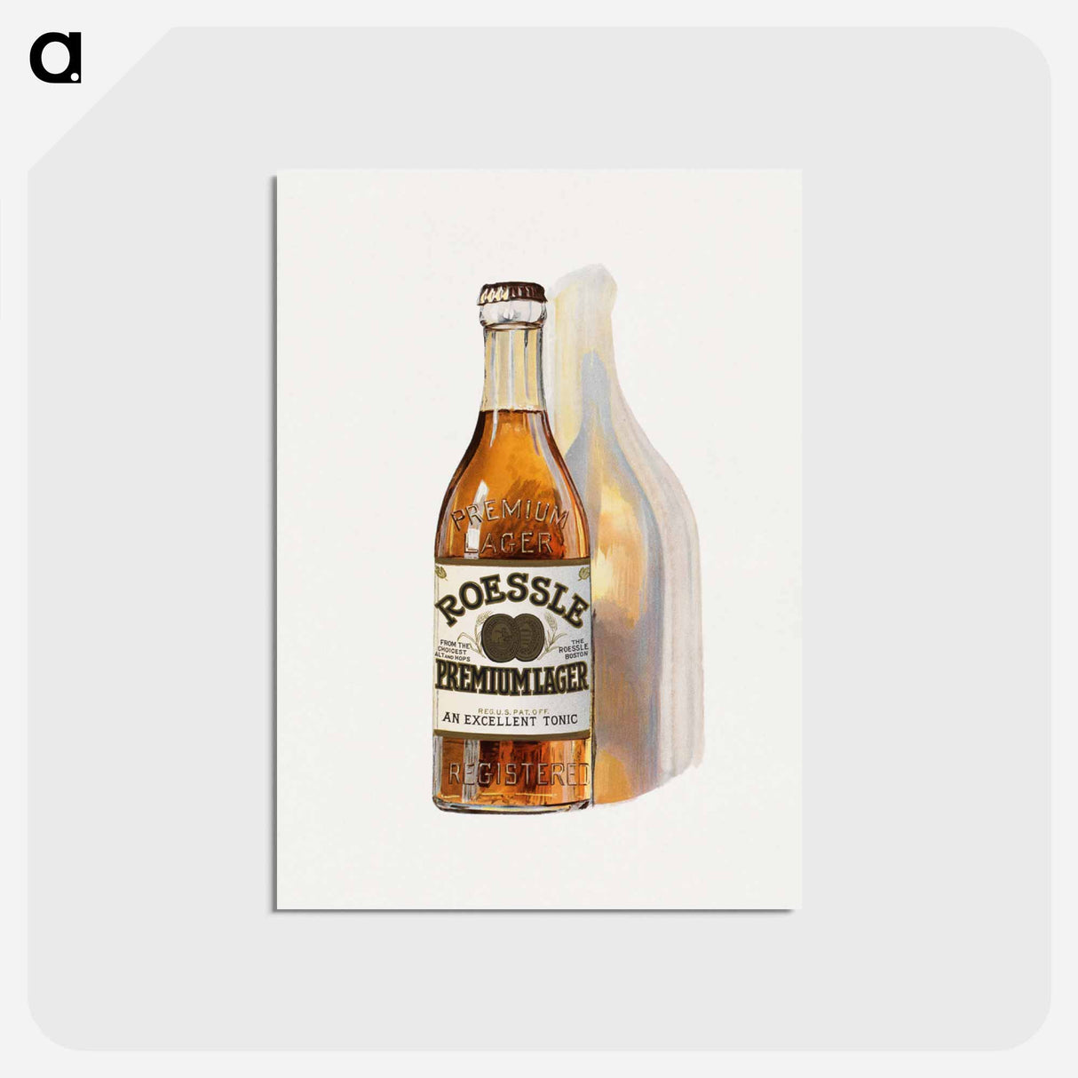 アートポストカード-Roessle Premium Lager
 - ボストン公共図書館 Postcard.