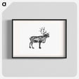 アートポスター-Wild European Reindeer
 - 大英図書館 Poster.