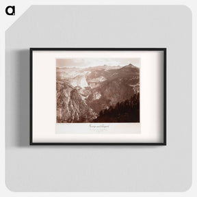 アートポスター-Yowiye and Pwiyack, Vernal and Nevada Fall, Yo Semite Valley
 - エドワード マイブリッジ Poster.
