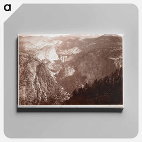 アートパネル-Yowiye and Pwiyack, Vernal and Nevada Fall, Yo Semite Valley
 - エドワード マイブリッジ Canvas.