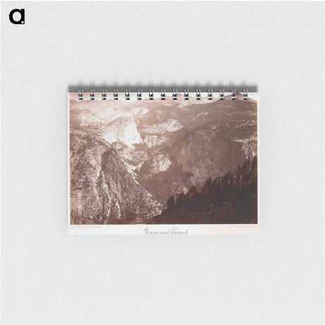 アートメモ帳-Yowiye and Pwiyack, Vernal and Nevada Fall, Yo Semite Valley
 - エドワード マイブリッジ Memo.