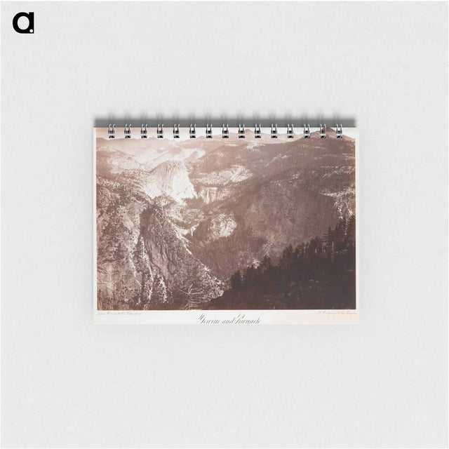 アートメモ帳-Yowiye and Pwiyack, Vernal and Nevada Fall, Yo Semite Valley
 - エドワード マイブリッジ Memo.